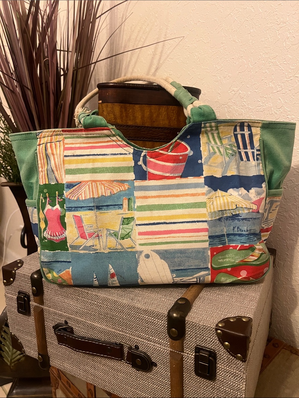 Seaside Collection Tote Bag by Paul Brent - Picture 2 of 7